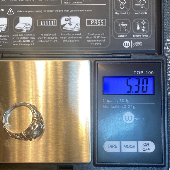 Effy Sterling Silver and 18K Ring with Light Green Gemstone😍Very Pretty! - Picture 11 of 11